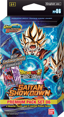 Dragon Ball Super PP06 Unison Warrior 6 - Saiyan Showdown Premium Pack - Bandai