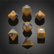 Set of 7 'Deadly Flora & Fauna' Pufferfish RPG Dice - Critit