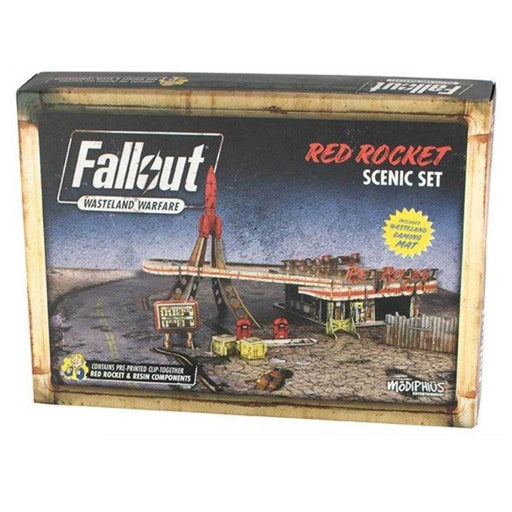 Fallout: Wasteland Warfare Red Rocket Scenic Set - Modiphius