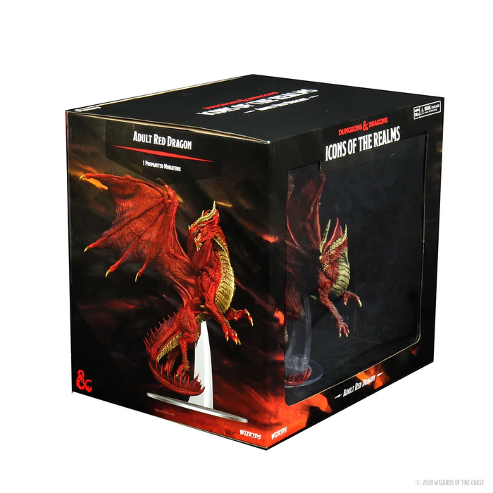 D&D Icons of the Realms: Adult Red Dragon Premium Figure - Wizkids