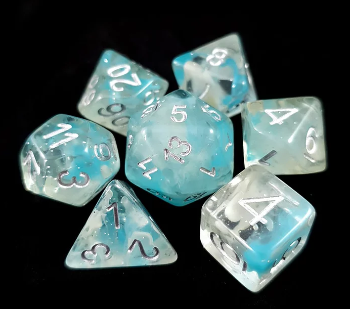 Set of 7 'Viking Saga' Saga RPG Dice - Lindorm Dice