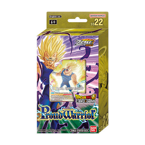 Proud Warrior - Starter Deck 22 (SD22) - Dragon Ball Super Card Game - Bandai
