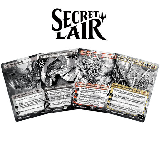 WPN Exclusive Secret Lair - More Borderless Planeswalkers - Magic: The Gathering - Wizards Of The Coast