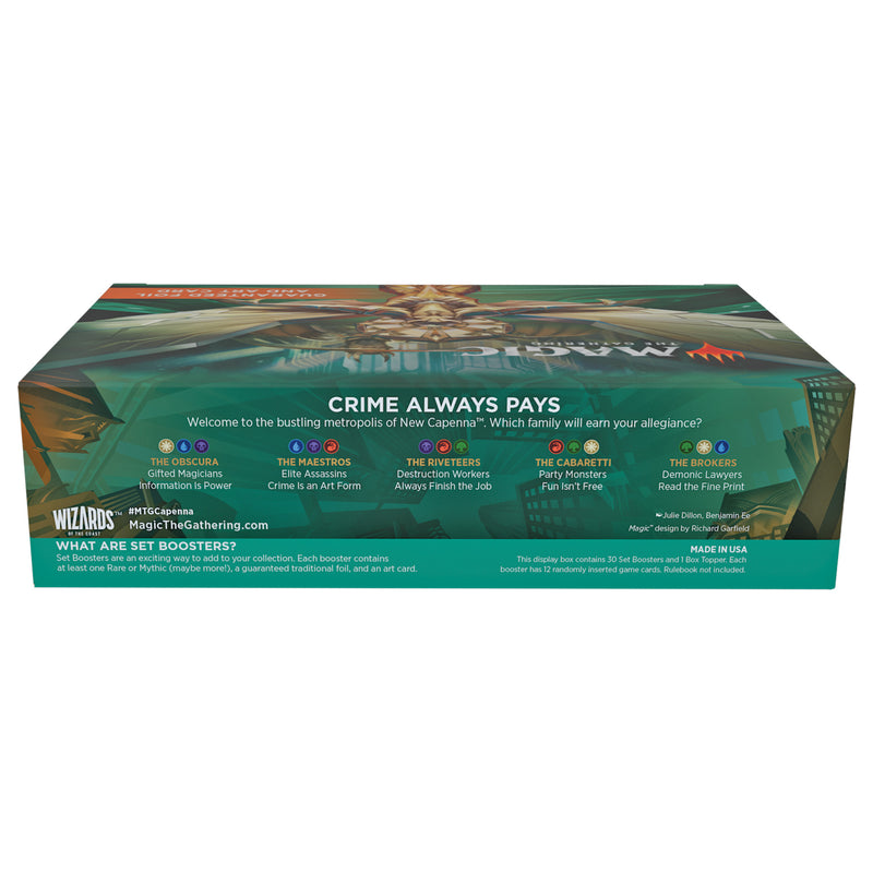 Magic The Gathering: Streets Of New Capenna Set Booster Box - Wizards Of The Coast