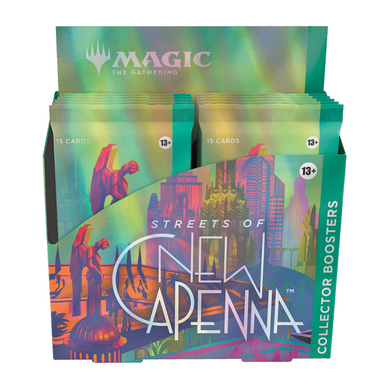 Magic: The Gathering Streets of New Capenna Collector Booster Box | 12 Packs + 1 Box Topper (181 Magic Cards) - Wizards Of The Coast