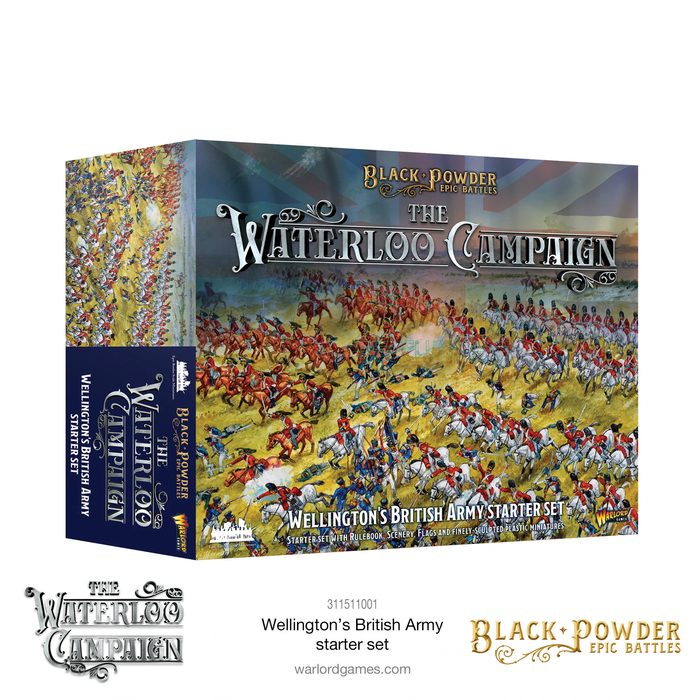 Black Powder Epic Battles: Waterloo - Wellington's British Starter Set - Warlord Games