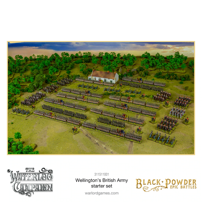 Black Powder Epic Battles: Waterloo - Wellington's British Starter Set - Warlord Games