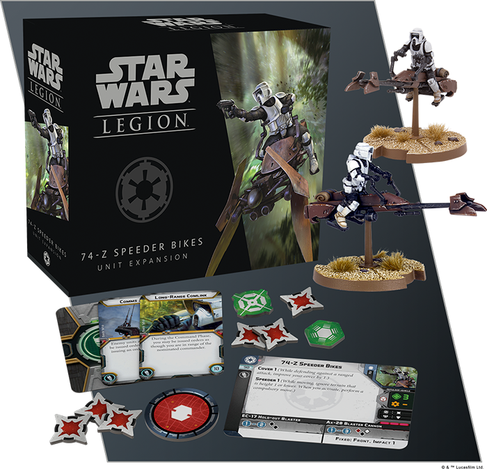 Star Wars Legion 74-Z Speeder Bikes - Atomic Mass Games