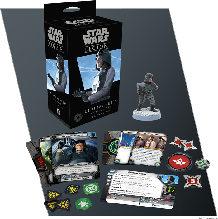 Star Wars Legion General Veers Commander - Atomic Mass Games