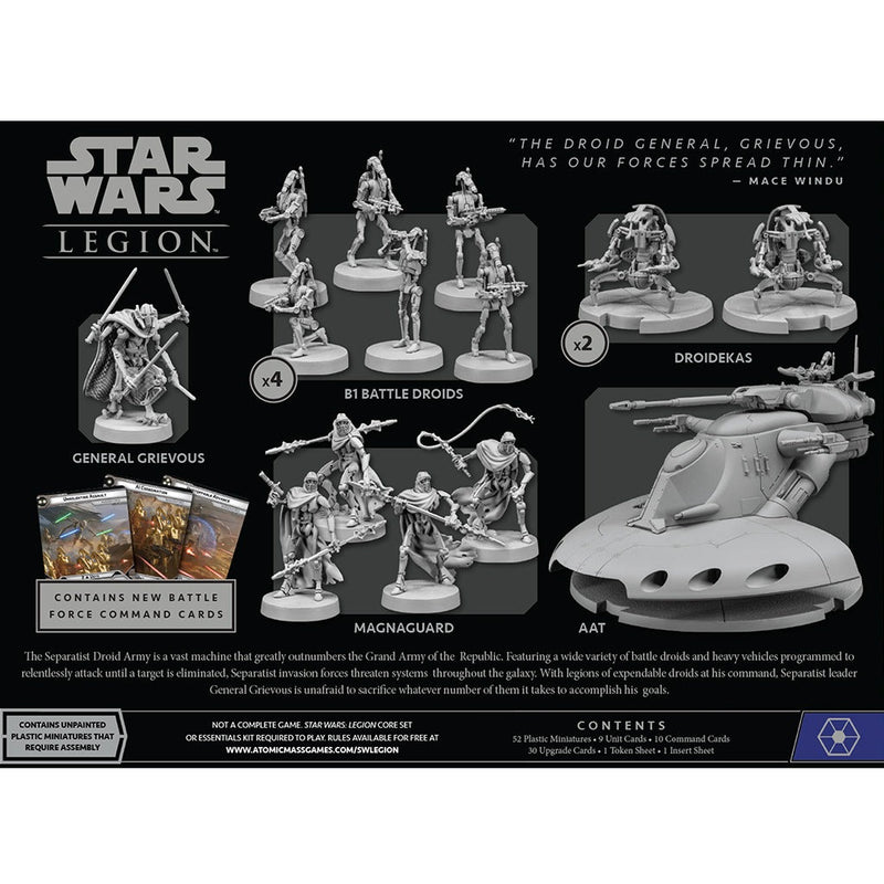 Separatist Invasion Force - Star Wars Legion - Atomic Mass Games