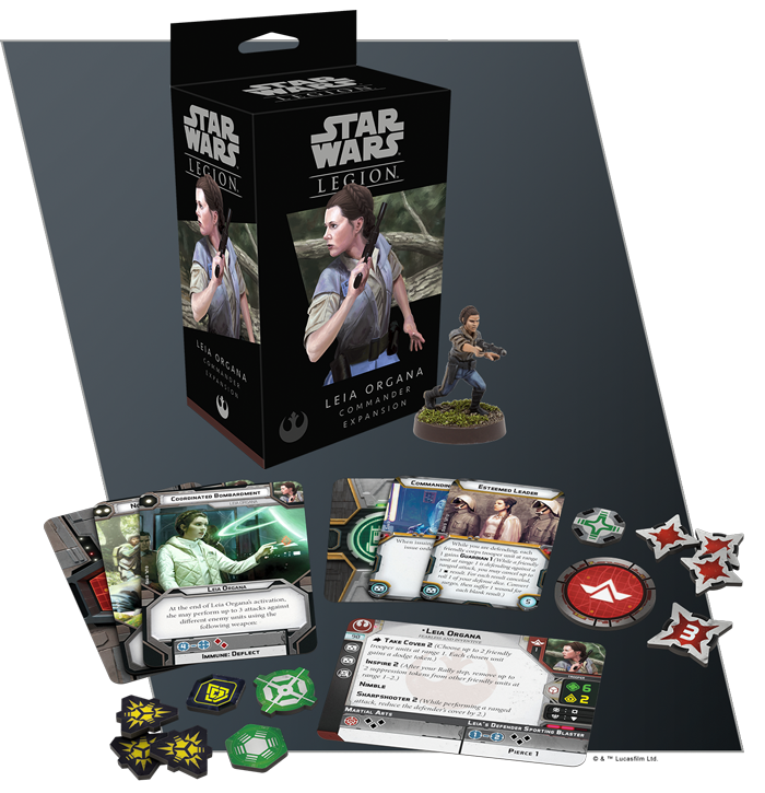 Star Wars Legion Leia Organa Commander Expansion - Atomic Mass Games