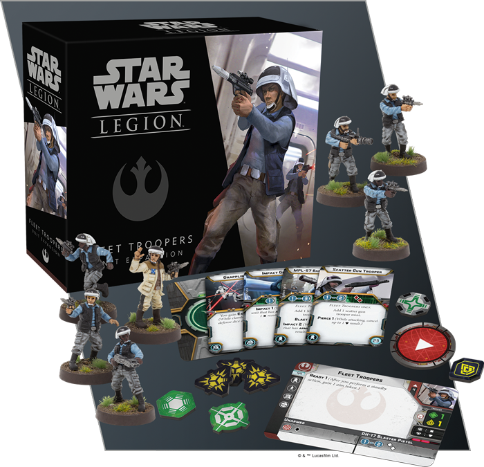 Star Wars Legion Fleet Troopers Unit Expansion - Atomic Mass Games