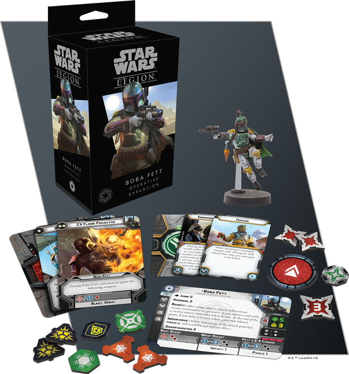 Star Wars Legion Boba Fett Operative Expansion - Atomic Mass Games