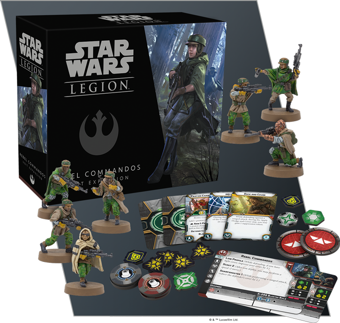 Star Wars Legion Rebel Commandos Unit Expansion - Atomic Mass Games