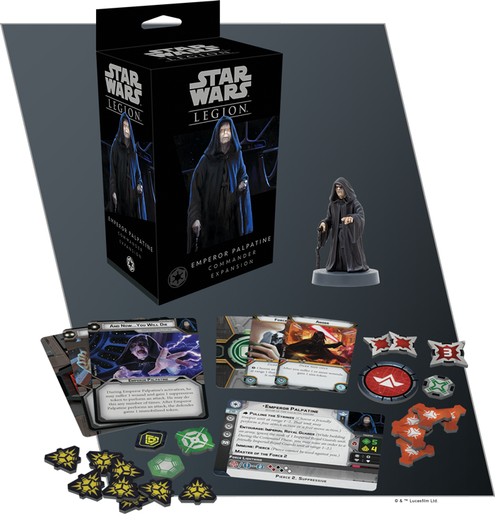 Star Wars Legion Emperor Palpatine Commander Expansion - Atomic Mass Games