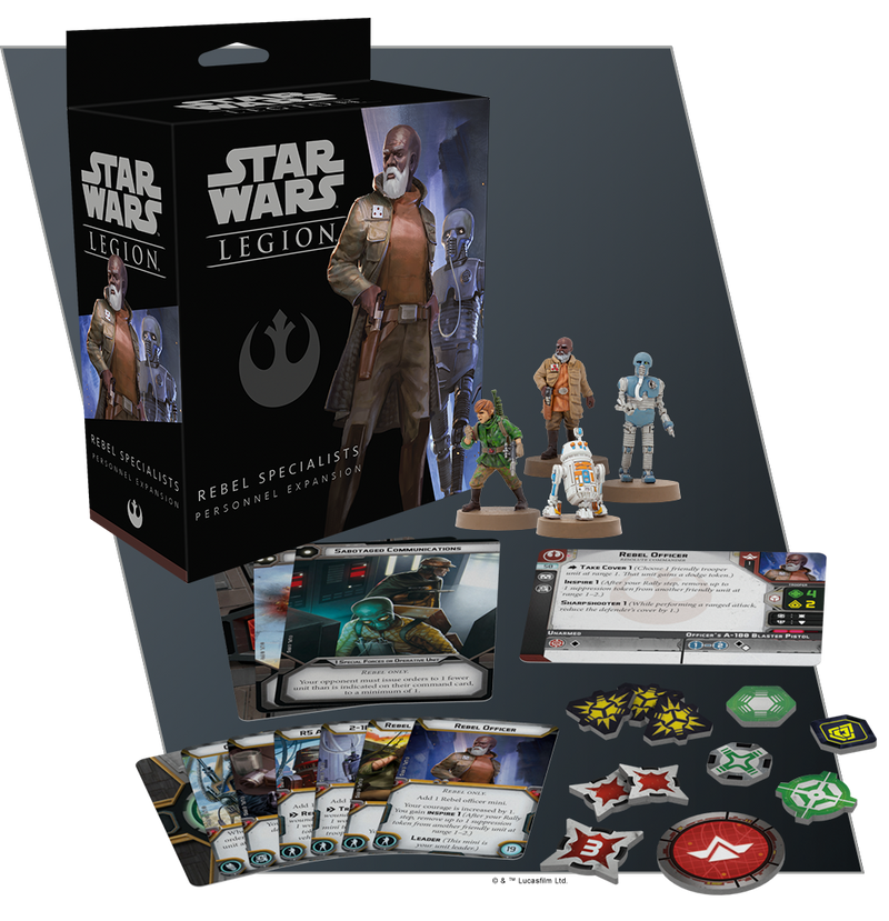 Star Wars Legion Rebel Specialists Personnel Expansion - Atomic Mass Games