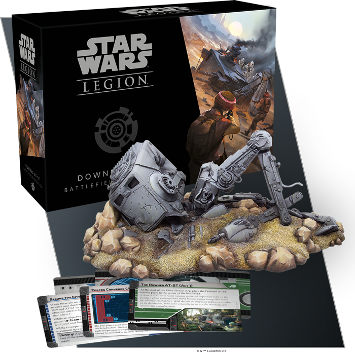 Star Wars Legion Downed AT-ST Battlefield Expansion - Atomic Mass Games