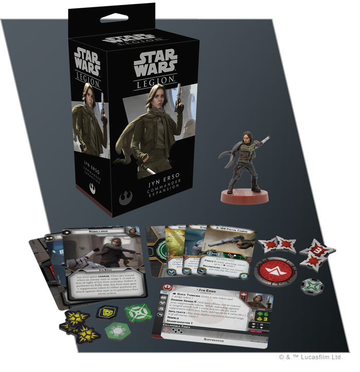 Star Wars Legion Jyn Erso Commander Expansion - Atomic Mass Games