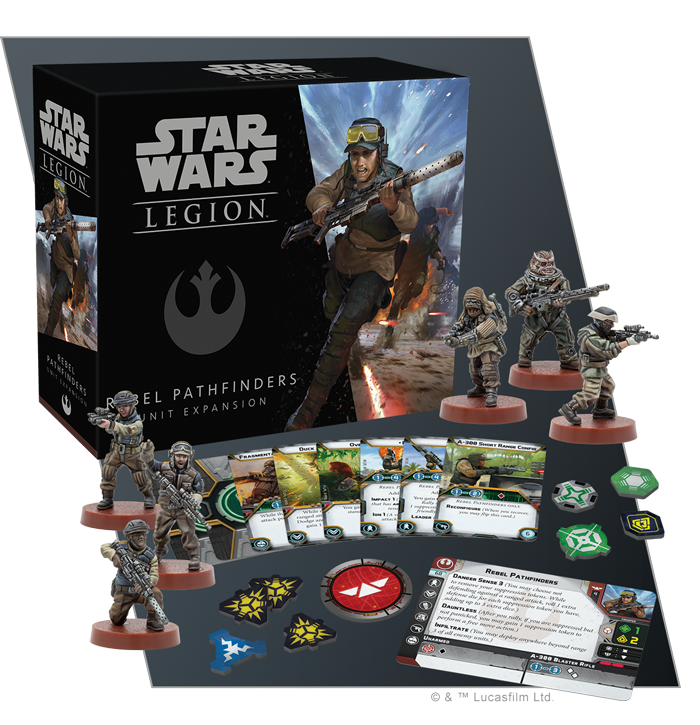 Star Wars Legion Rebel Pathfinders Unit Expansion - Atomic Mass Games
