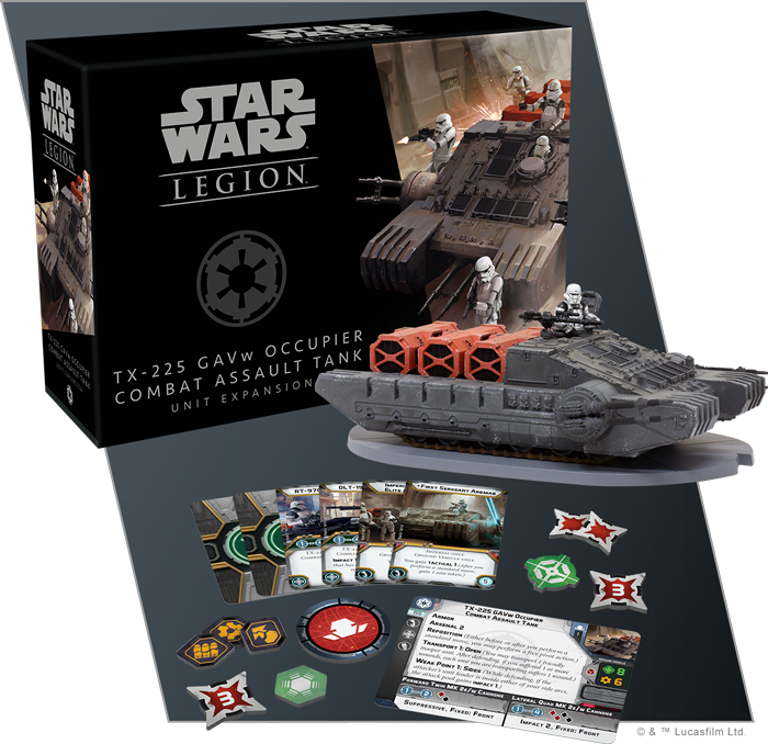 Star Wars Legion TX-225 Occupier Combat Assault Tank Unit Expansion - Atomic Mass Games