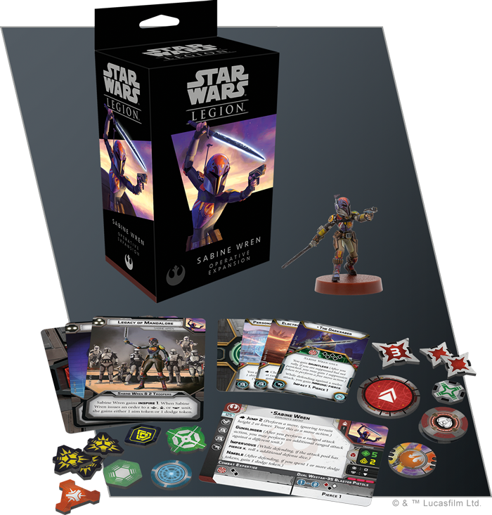 Star Wars Legion Sabine Wren Operative Expansion - Atomic Mass Games