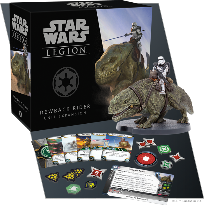 Star Wars Legion Dewback Rider Unit Expansion - Atomic Mass Games