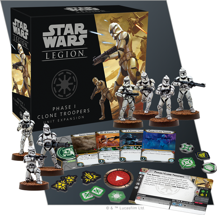Star Wars Legion Phase I Clone Troopers Unit Expansion - Atomic Mass Games