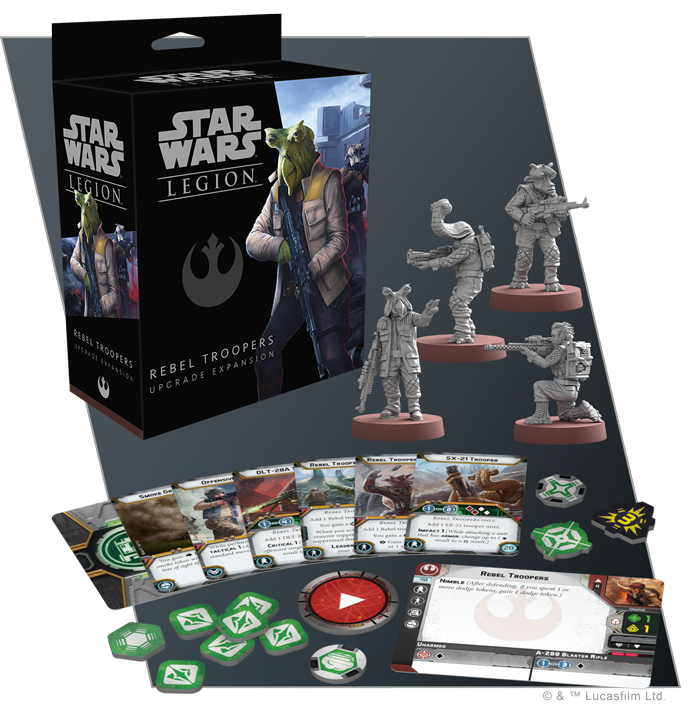 Star Wars Legion Rebel Trooper Upgrade Expansion - Atomic Mass Games