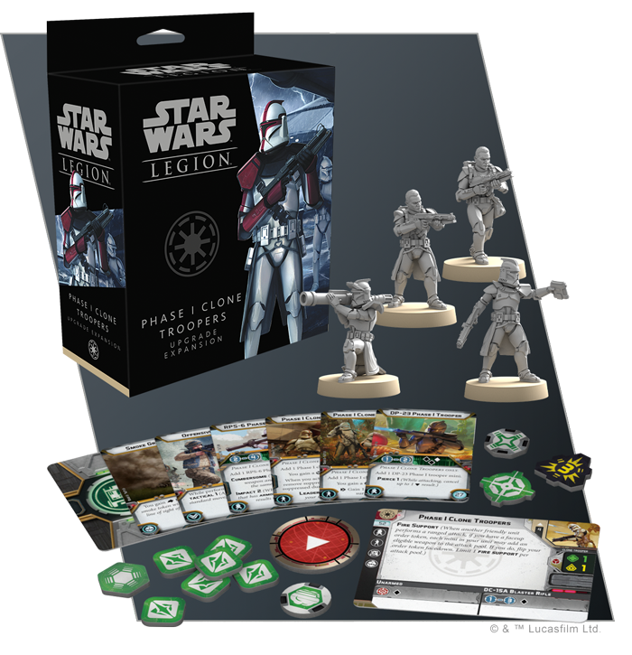 Star Wars Legion Phase I Clone Trooper Upgrade Expansion - Atomic Mass Games