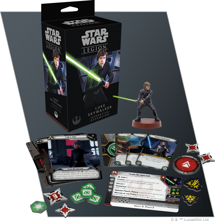 Star Wars Legion Luke Skywalker Operative Expansion - Atomic Mass Games