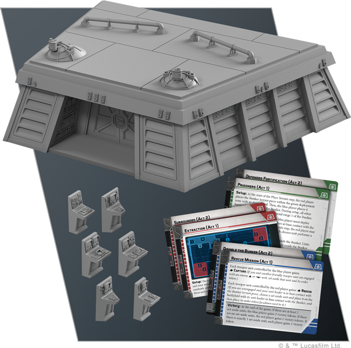 Star Wars Legion Imperial Bunker Battlefield Expansion - Atomic Mass Games