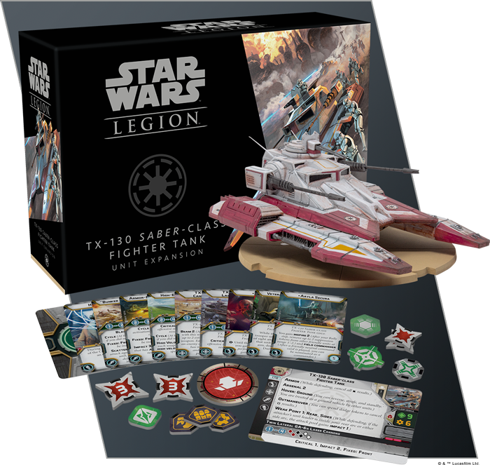 Star Wars Legion TX-130 Saber Class Fighter Tank Unit Expansion - Atomic Mass Games