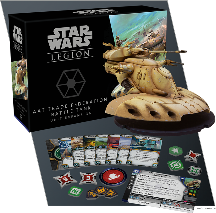 Star Wars Legion AAT Trade Federation Battle Tank Unit Expansion - Atomic Mass Games