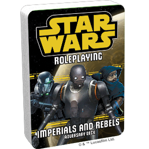 Star Wars Roleplaying Game Imperials and Rebels III Adversary Deck - Fantasy Flight Games
