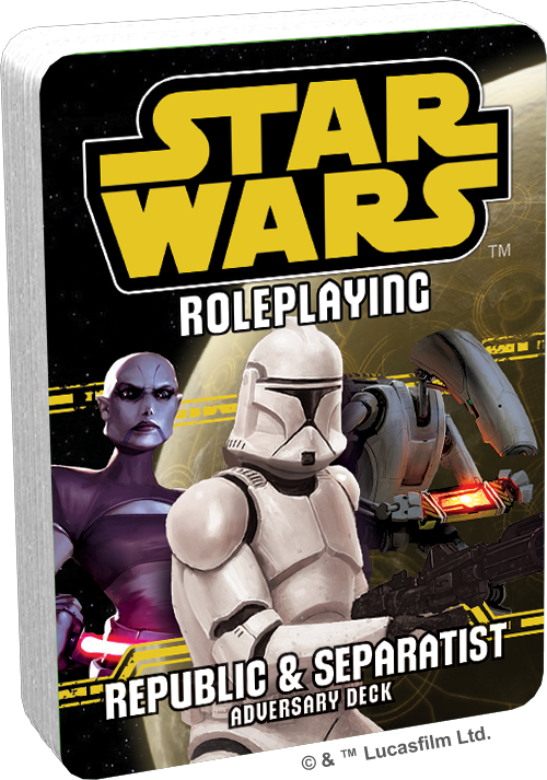 Star Wars Roleplay Republic and Separatist Adversary Deck - Fantasy Flight Games