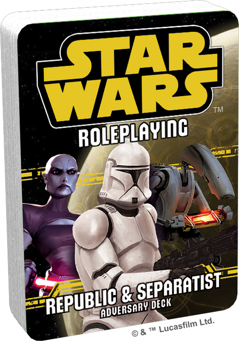 Star Wars Roleplay Republic and Separatist Adversary Deck - Fantasy Flight Games