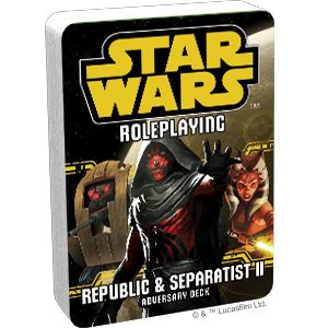 Star Wars Roleplay Republic & Separatists II Adversary Deck - Fantasy Flight Games