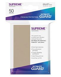 Ultimate Guard Supreme UX Sleeves Standard Size Sand (50) - Ultimate Guard