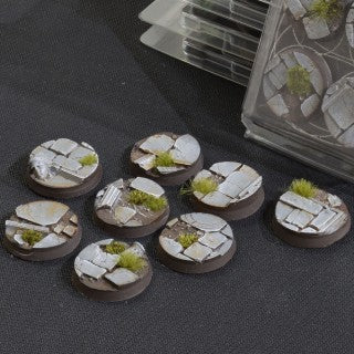 Gamers Grass - Battle Ready Temple Bases, Round 32mm (x8) - Gamers Grass
