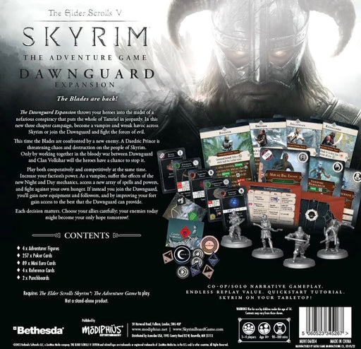 The Elder Scrolls: Skyrim - Adventure Board Game - Dawnguard Expansion - Modiphius