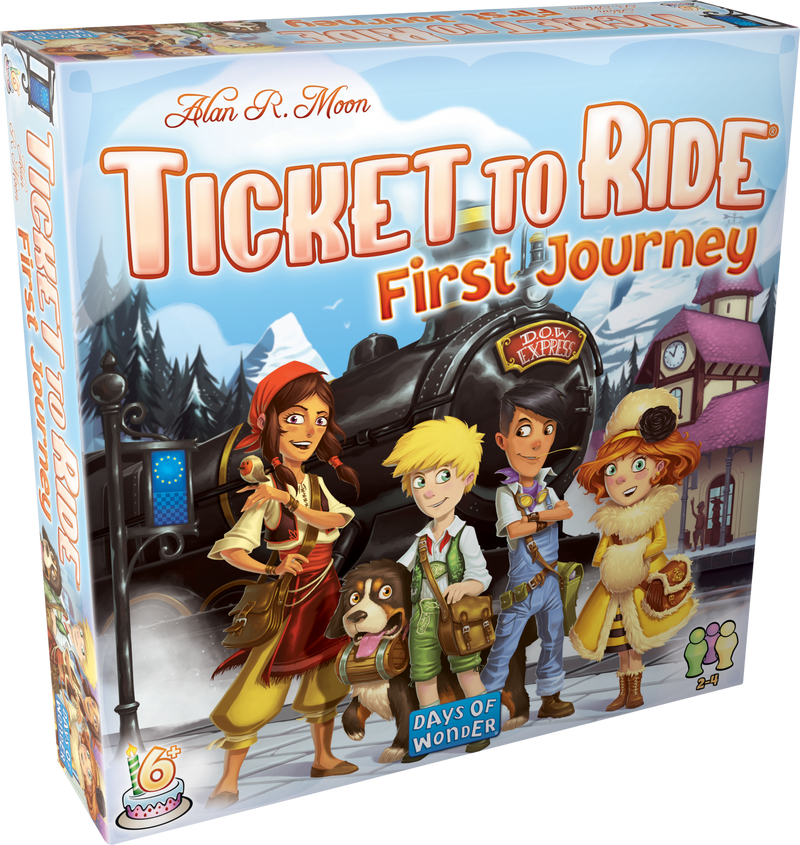 Ticket To Ride First Journey Europe - Days of Wonder