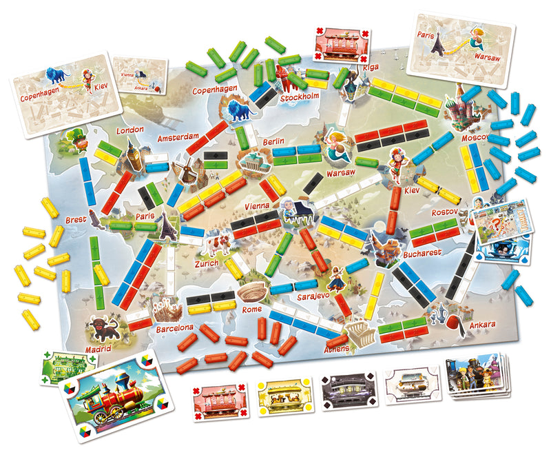 Ticket To Ride First Journey Europe - Days of Wonder