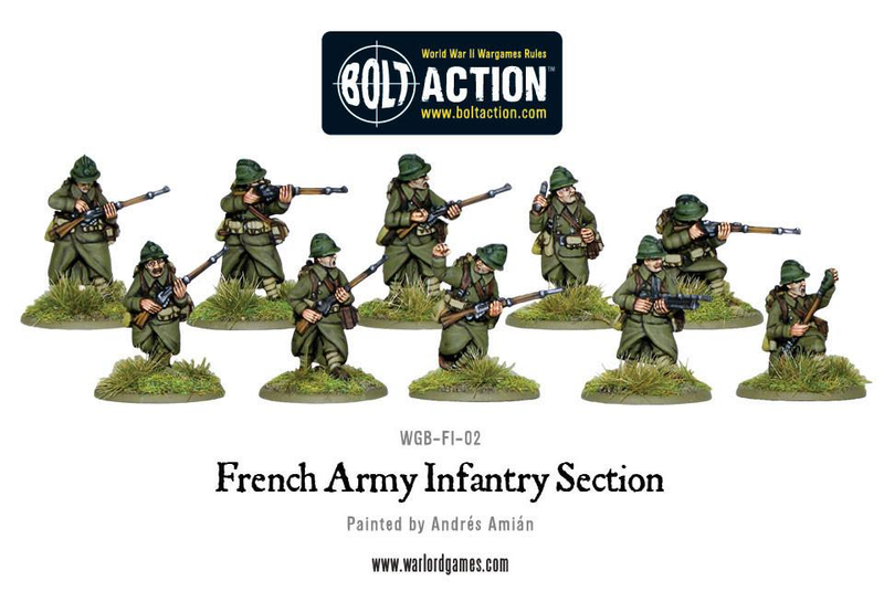 Bolt Action: French Army Infantry section - Warlord Games