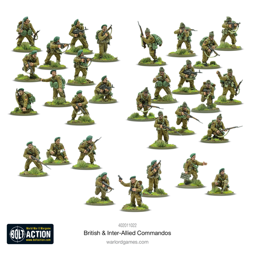 Bolt Action: British & Inter-Allied Commandos - Warlord Games