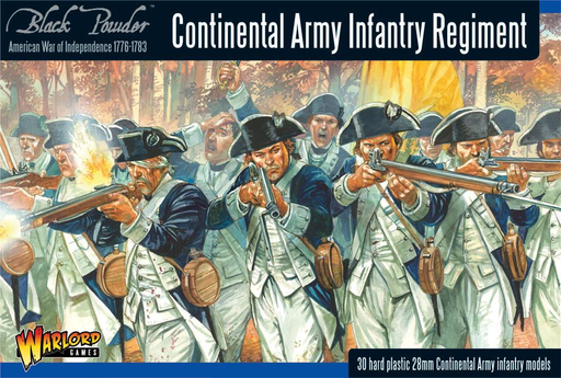 Black Powder: Continental Infantry Regiment (Plastic Box) - Warlord Games