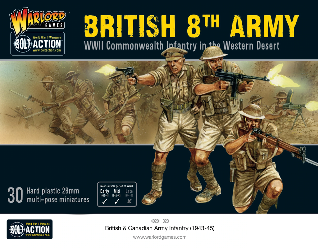 British 8th Army Infantry