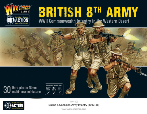 Bolt Action: British 8th Army Infantry - Warlord Games