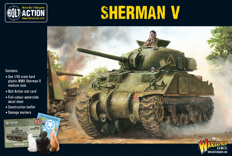 Bolt Action: Sherman V Plastic Tank - Warlord Games