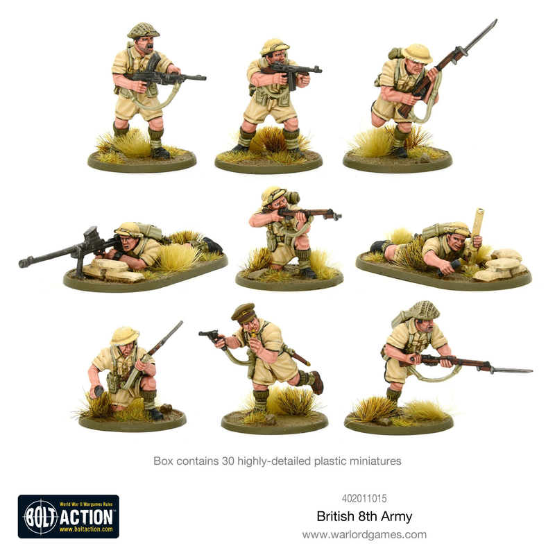 Bolt Action: British 8th Army Infantry - Warlord Games