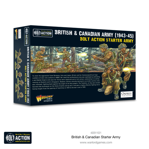 Bolt Action: British & Canadian Army (1943-45) Starter Army - Warlord Games